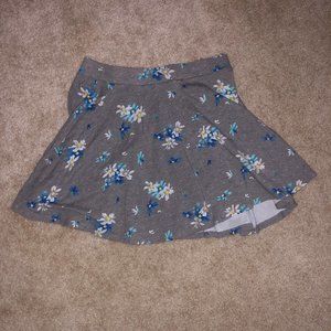 Flowery skater skirt